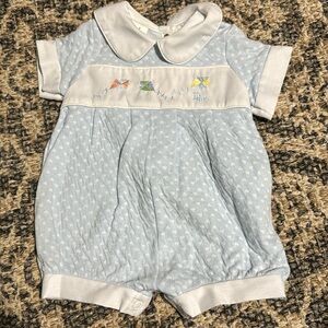 VTG RARE Baby Dior Onesie w/Embroidery